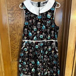 Retrolicious Día de los Muertos cat dress